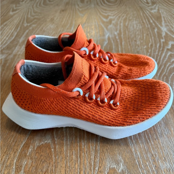 ALLBIRDS Tree Dasher 2 Women’s Orange Knit Running Sneakers Size 7 - Picture 5 of 13